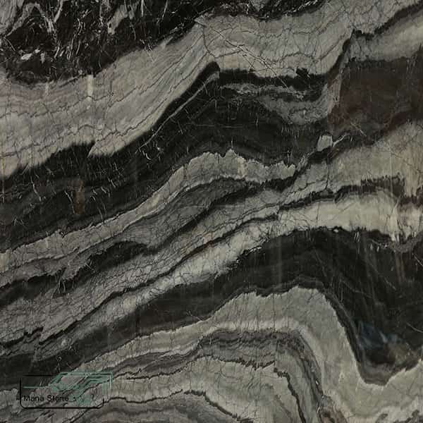 تصویر 3 از سنگ چینی تیره الگوی شب‌گون سنگاره‌ای