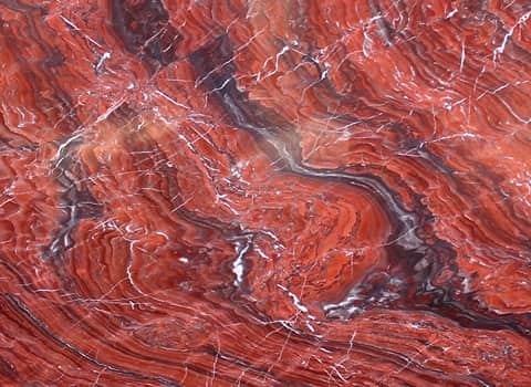 تصویر 3 از سنگ مرمریت قرمز فرم‌ پذیری ویژه معماری