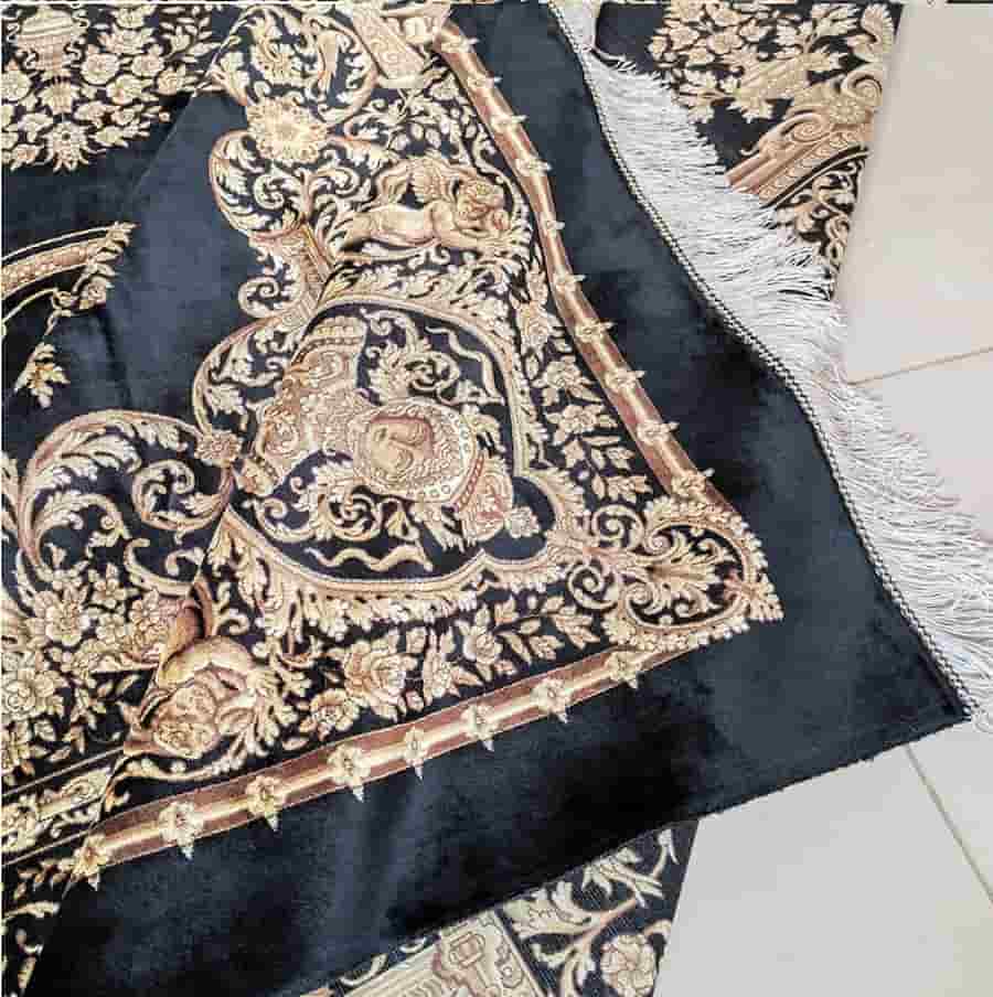 تصویر 2 از فرش ابریشمی ماشینی طرح علیا جلوه دلنشین و منسجم