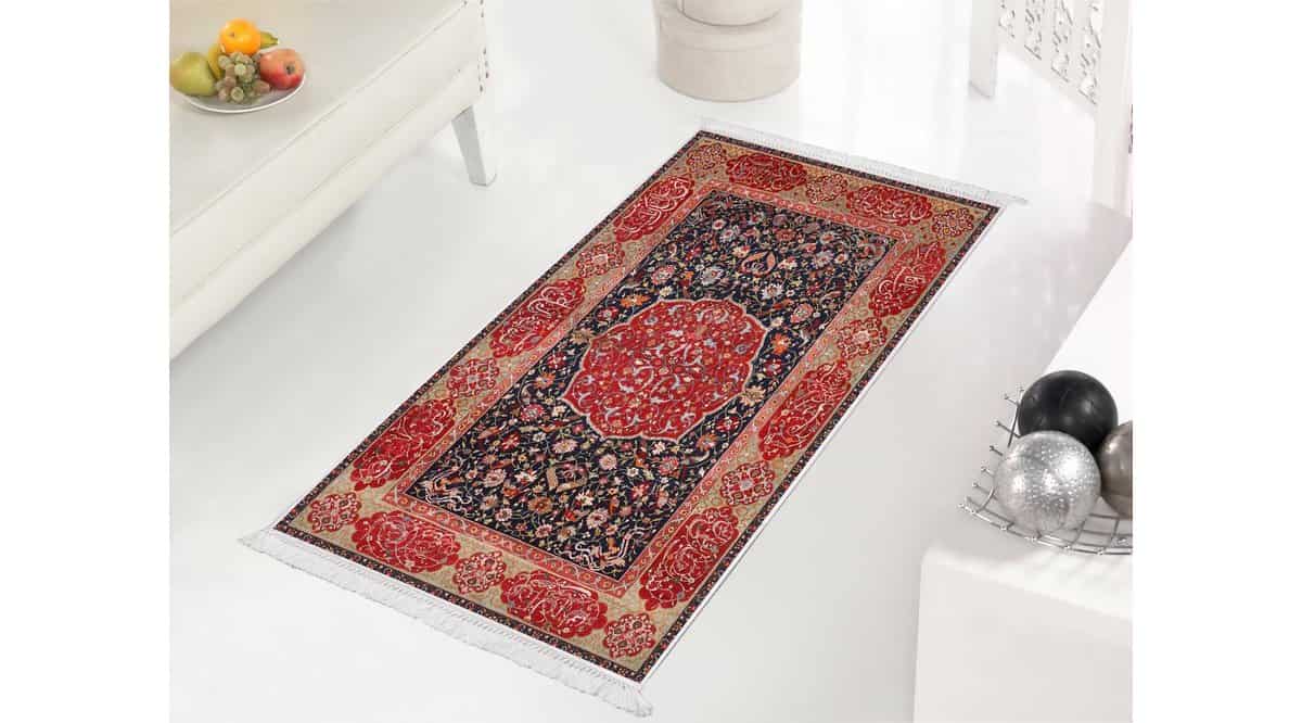 فرش ابریشمی ماشینی طرح علیا جلوه دلنشین و منسجم