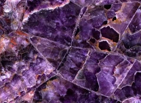 تصویر 4 از سنگ مرمریت بنفش بلورین‌ خاص و کمیاب