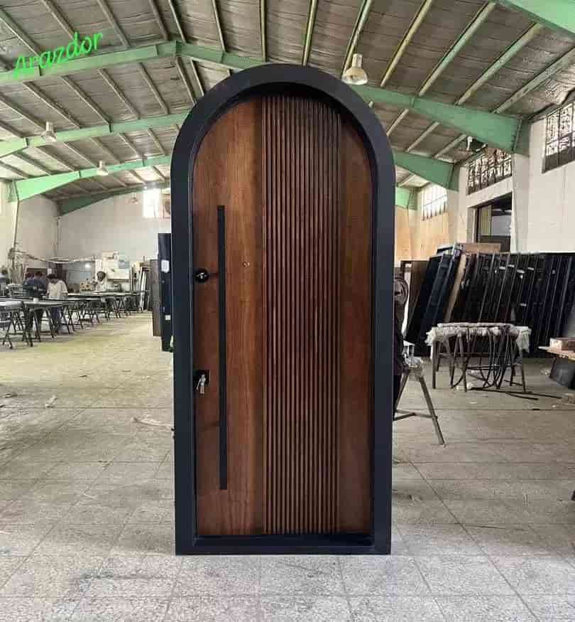 تصویر 2 از درب ضد سرقت گرد طراحی منحنی با استحکام بالا