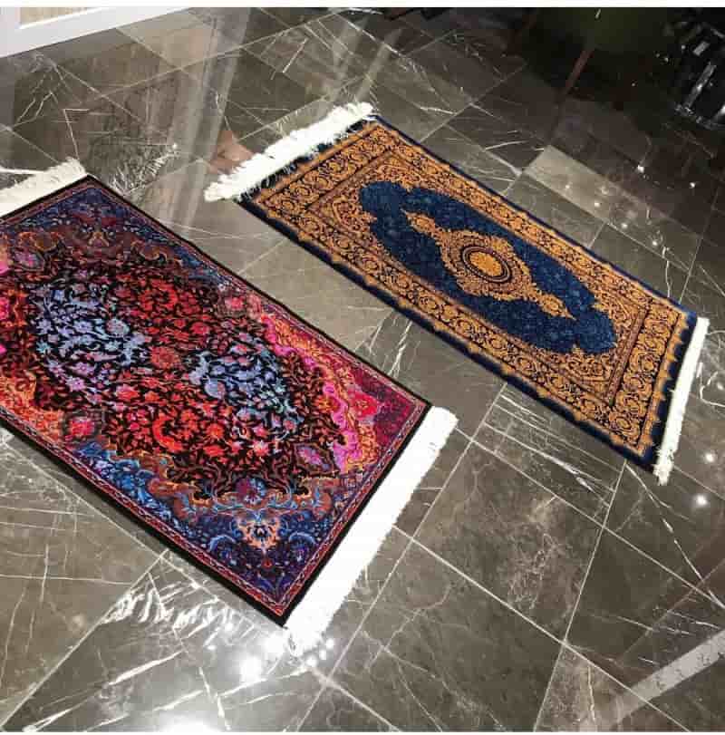تصویر 1 از فرش ابریشمی ماشینی مدرن مناسب فضا های اداری و خانگی