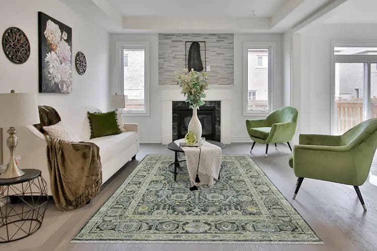 فرش ابریشمی ماشینی ملل با طرح های قومی و الهام گرفته از سنت ها