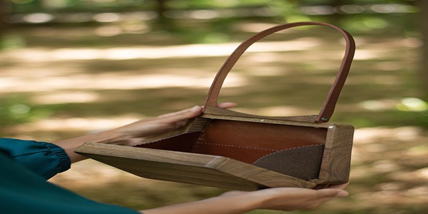 تصویر 4 از کیف چوبی با طراحی خاص و کیفیت بالا