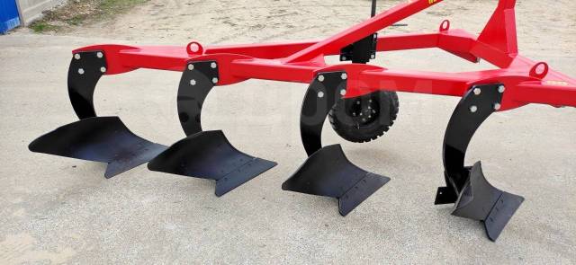 گاوآهن چهار خیش تسمه ای مکانیزم جذب تنش حرکتی