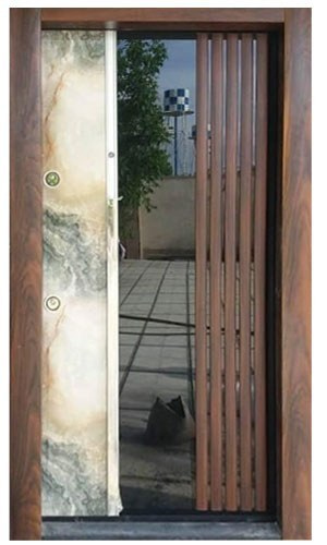 تصویر 4 از درب ضد سرقت شیشه ای قاب تقویت‌شده ویژه ورودی های مدرن