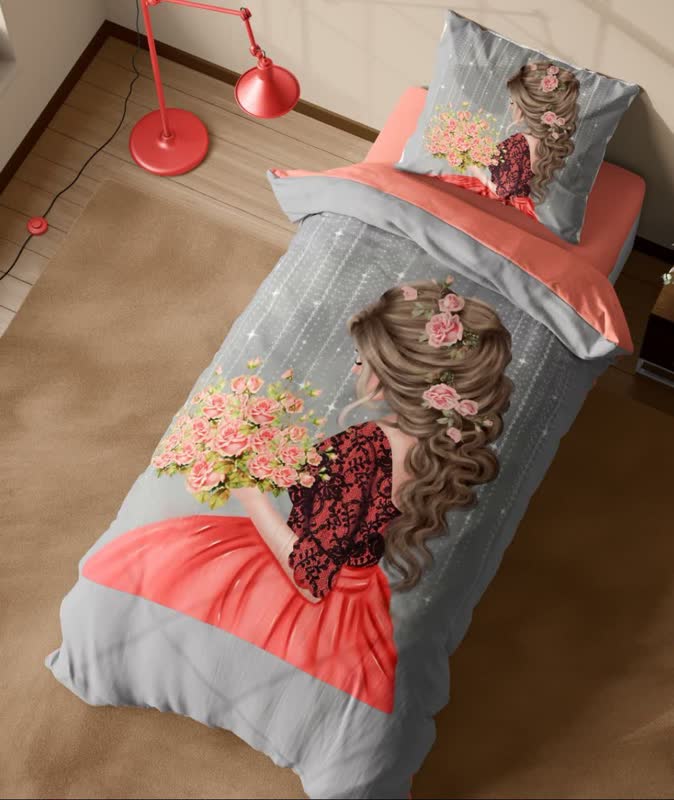 تصویر 3 از روتختی دخترانه با کیفیت قابل قبول برای مصرف روزانه