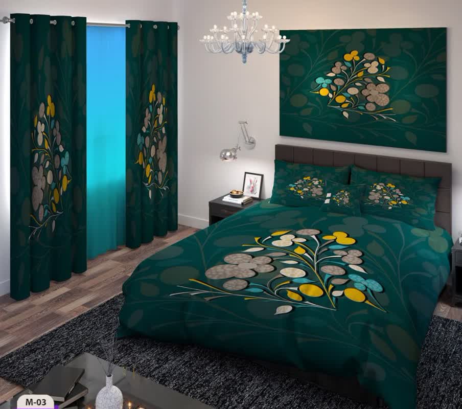 تصویر 2 از روتختی دو نفره شیک با طراحی مدرن و دوخت باکیفیت