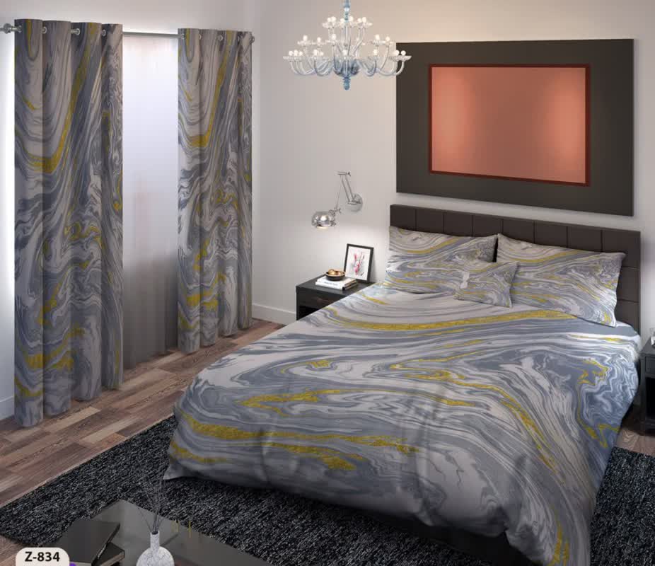 تصویر 4 از روتختی دو نفره شیک با طراحی مدرن و دوخت باکیفیت