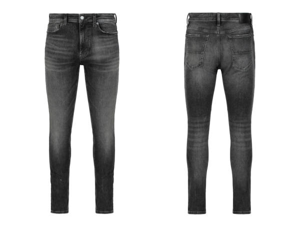 تصویر 3 از شلوار جین ذغالی راسته مردانه مناسب فعالیت های روزانه