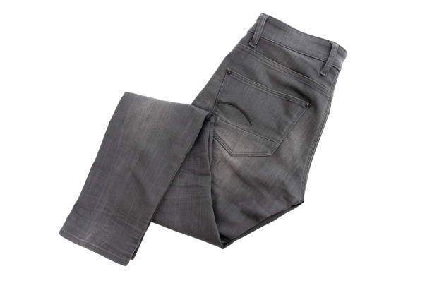 تصویر 1 از شلوار جین ذغالی مردانه مناسب پوشش غیر رسمی روزانه