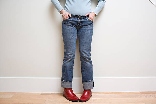 تصویر 2 از شلوار جین راسته زنانه درجه یک مناسب استایل‌ رسمی