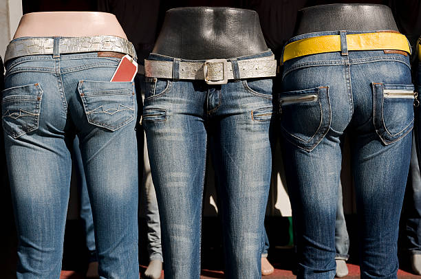 تصویر 1 از شلوار جین رویال زنانه با پارچه کشسان جهت راحتی بالا