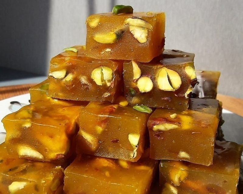 تصویر 1 از حلوا مسقطی لاری + شیرینی سنتی ایرانی