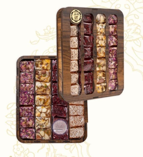 حلوا مسقطی لاری نرم و لطیف با بسته بندی شیک