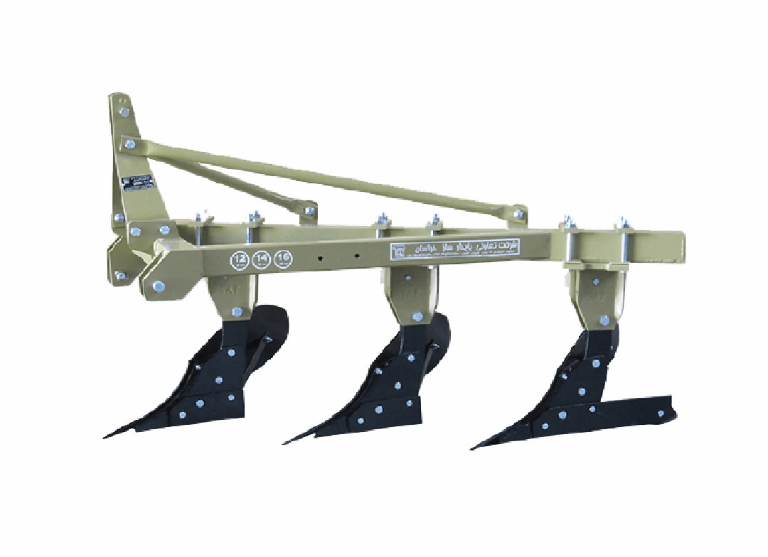 گاوآهن سه خیش با آرایش فلزی متوازن