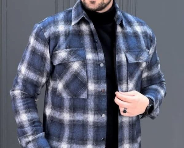 تصویر 3 از پیراهن مردانه پشمی با طراحی خاص و پارچه مرغوب