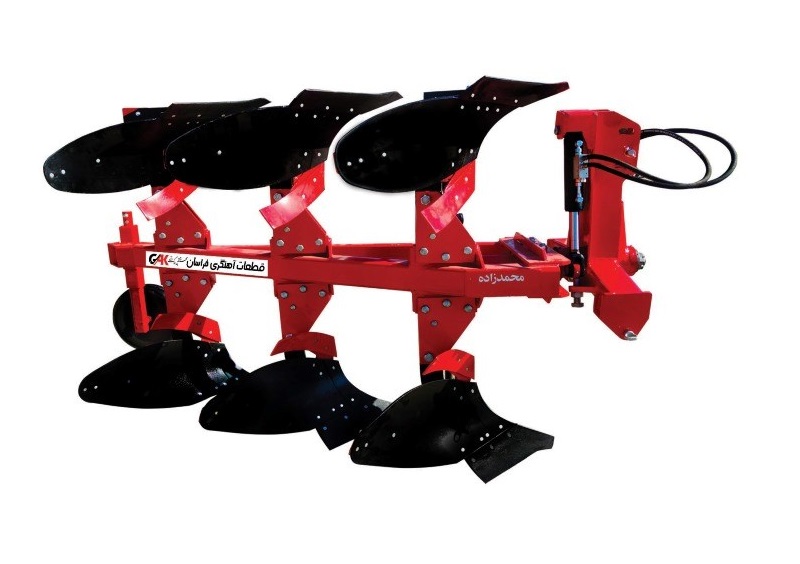 تصویر 4 از گاوآهن سه خیش برگردان سامانه واژگونی خاک