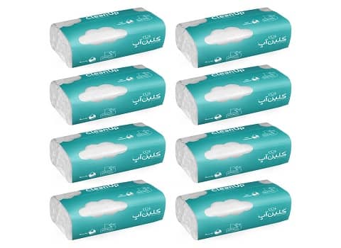 تصویر 1 از دستمال کاغذی کلین آپ با رول های فشرده برای حمل آسان