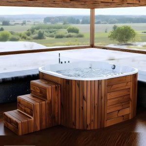 جکوزی زبرا با سطح ضدلغزش و بدنه مقاوم در برابر رطوبت