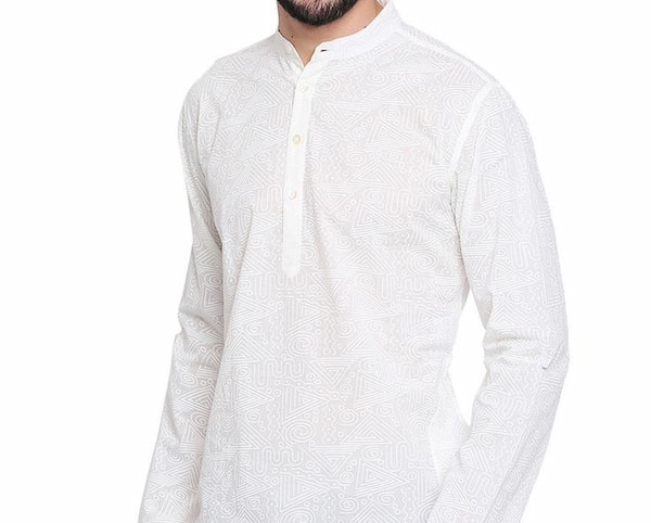 تصویر 1 از پیراهن مردانه هندی با طراحی سبک و رنگ بندی متنوع