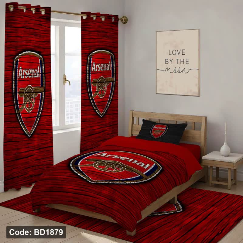 تصویر 2 از روتختی فوتبالی پسرانه با طرح فانتزی و رنگ‌ های شاد