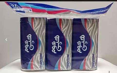 تصویر 3 از دستمال کاغذی هپی هوم با بسته‌ بندی اقتصادی