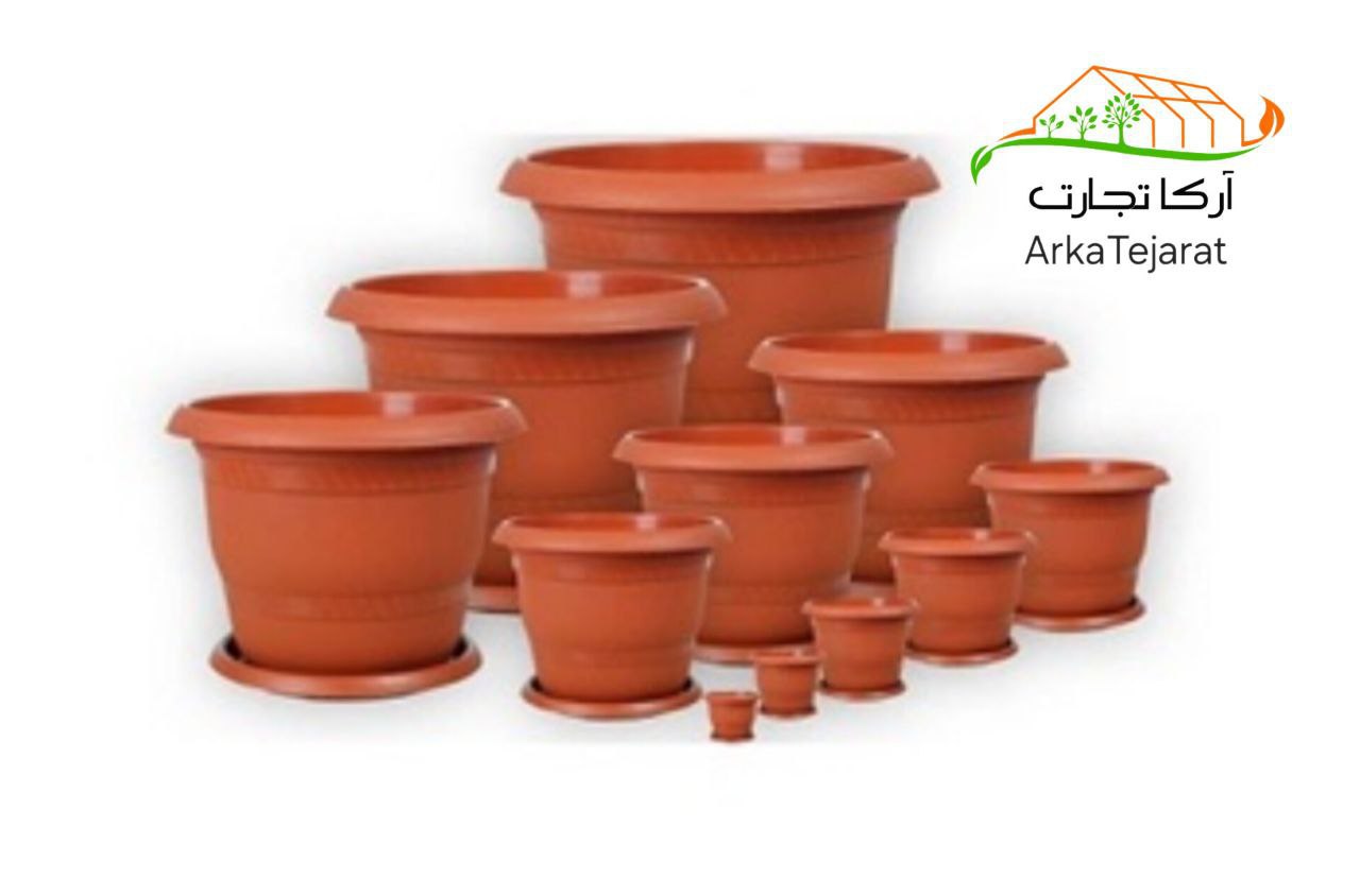 سفارش گلدان پلاستیکی رنگی بی واسطه + قیمت عمده