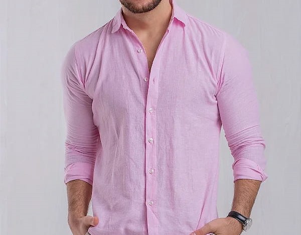 پیراهن مردانه صورتی با ارسال سریع به سراسر کشور