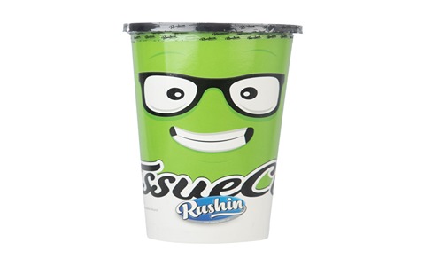 تصویر 2 از دستمال کاغذی لیوانی ماشین سبک و قابل حمل