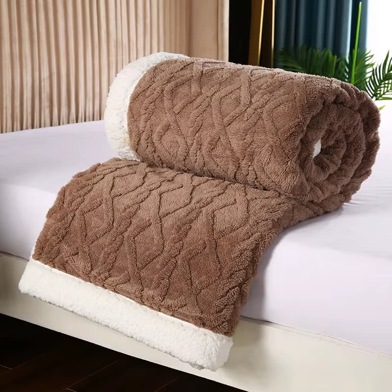 پتو ببعی دو نفره ضخیم با گرمای مطلوب برای فصل زمستان