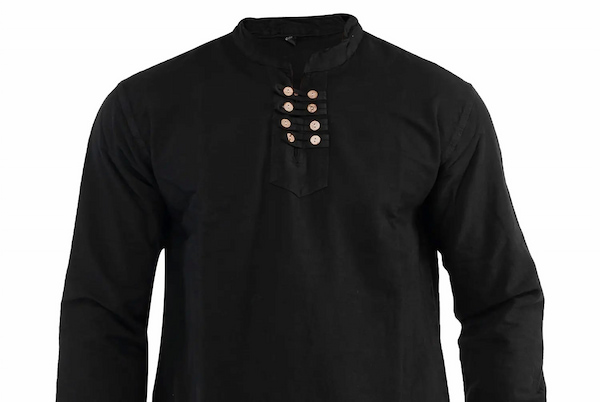 تصویر 2 از پیراهن مردانه یقه دیپلمات کلاسیک مناسب جلسات اداری