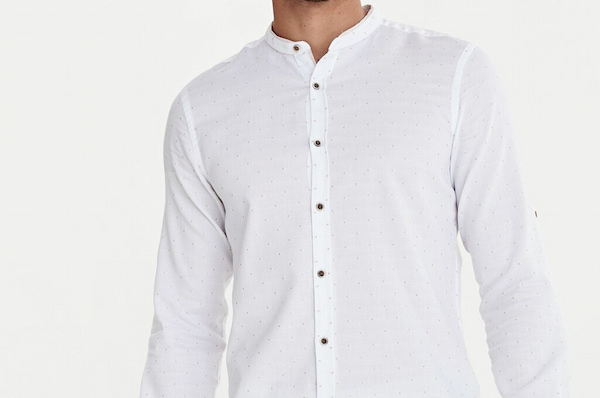 تصویر 4 از پیراهن مردانه یقه دیپلمات کلاسیک مناسب جلسات اداری