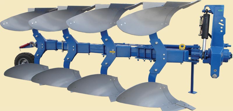 تصویر 4 از گاوآهن دو طرفه برگردان دار سامانه واژگونی کنترل شده