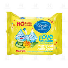 تصویر 2 از دستمال کاغذی مرطوب دافی با عصاره‌ طبیعی و حس تازه