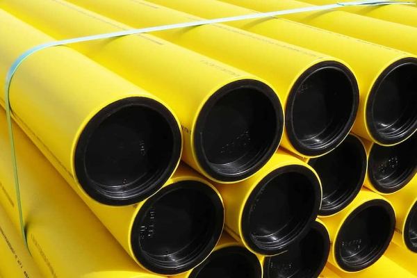 لوله پلی اتیلن زرد مقاوم در برابر فشار پروژه‌ های آبرسانی