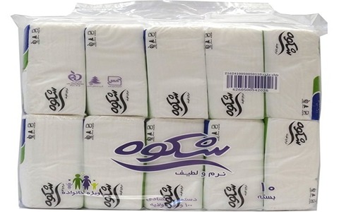 تصویر 1 از دستمال کاغذی شکوه با قابلیت جذب بالا