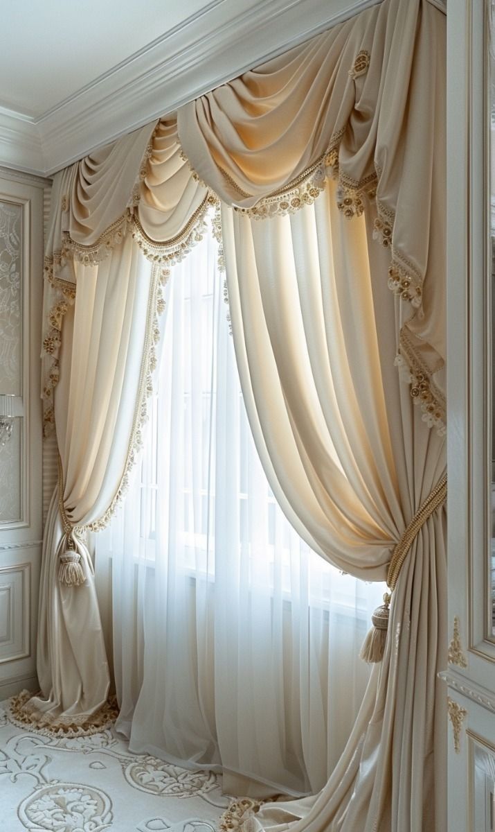 تصویر 1 از پارچه پرده ای طرح دار و متنوع با ایستایی متعادل