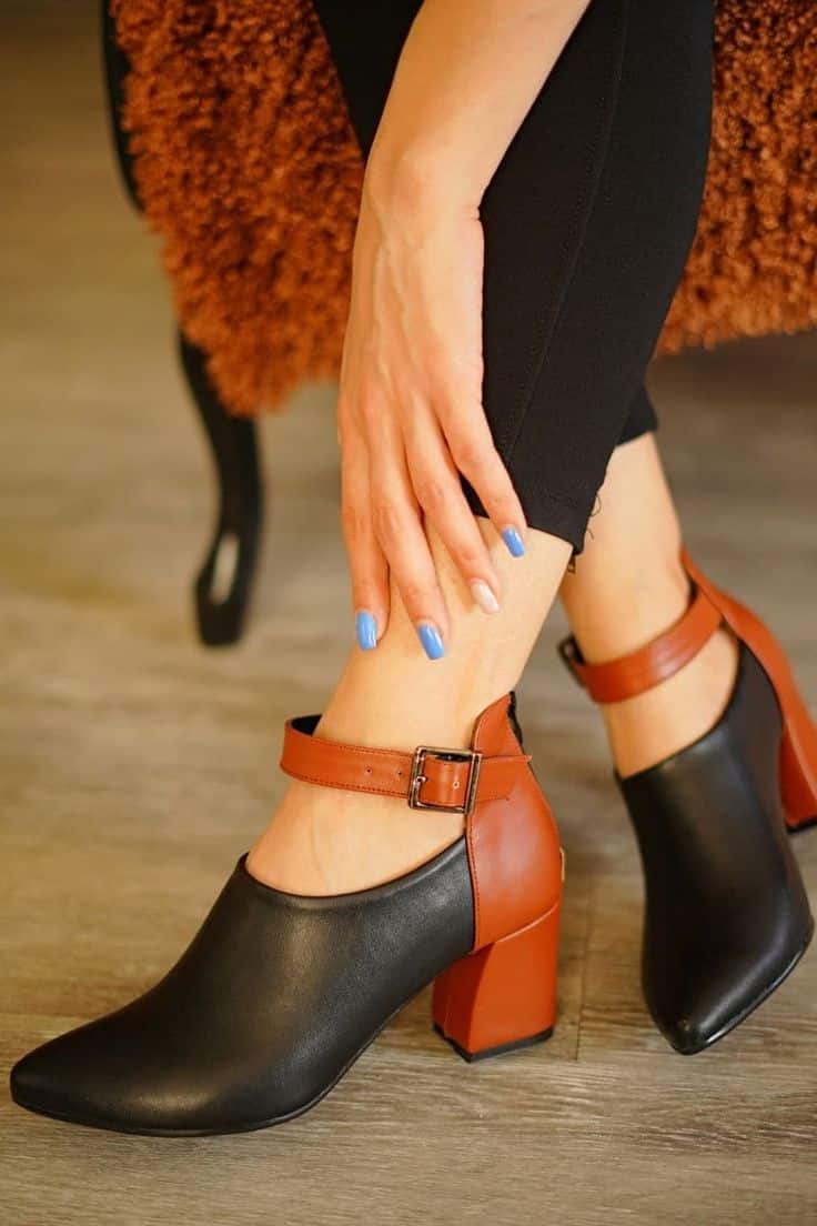 تصویر 4 از کفش چرم زنانه شیک با لایه نرم داخلی و طراحی ظریف برای استفاده روزمره