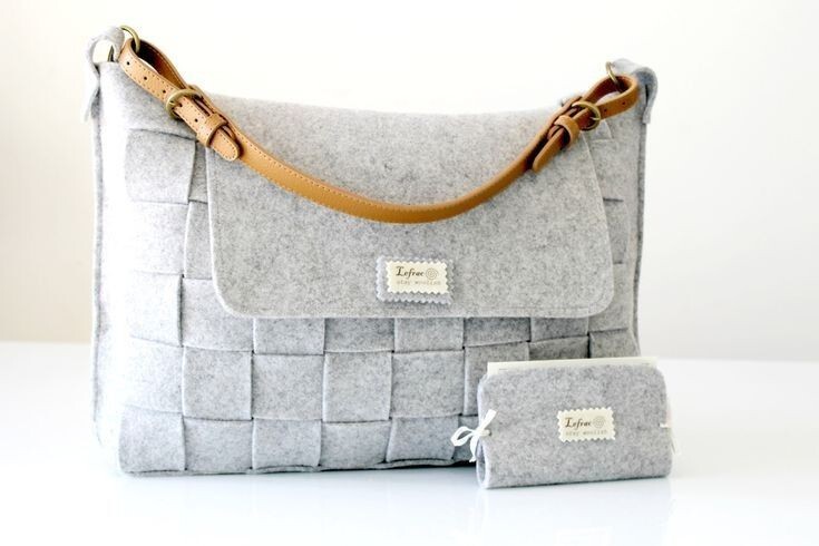 کیف نمدی بزرگ انتخابی مقاوم و بادوام با دوخت مستحکم مناسب استفاده طولانی