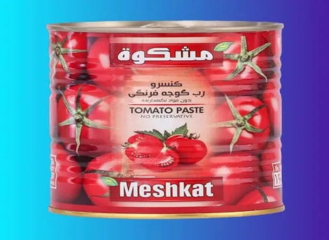 تصویر 4 از رب گوجه فرنگی مشکات تولید شده از گوجه های تازه و رسیده