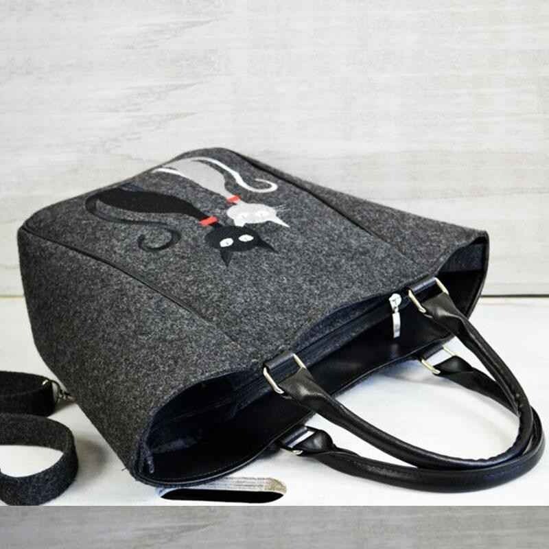 کیف نمدی منحصر به فرد با کیفیت مطلوب مینیمالیسم و تک رنگ