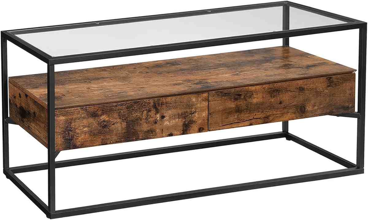 تصویر 3 از میز تلویزیون شیشه ای با گلس شفاف و مقاومت بالا