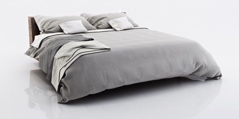 تصویر 2 از روتختی شیک و ساده خاکستری با طراحی امروزی و بافت نرم