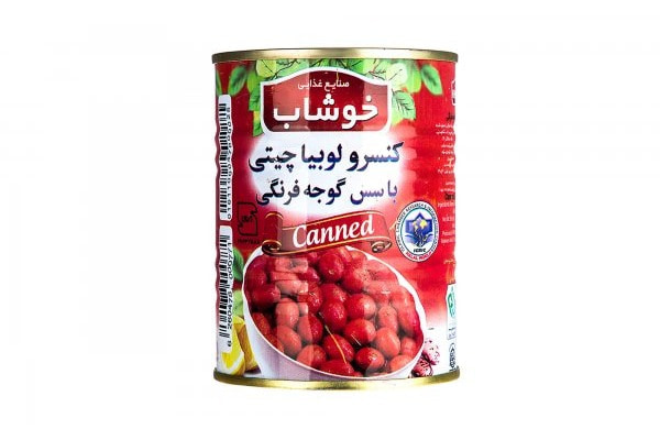 کنسرو لوبیا خوشاب مناسب استفاده در غذا های متنوع