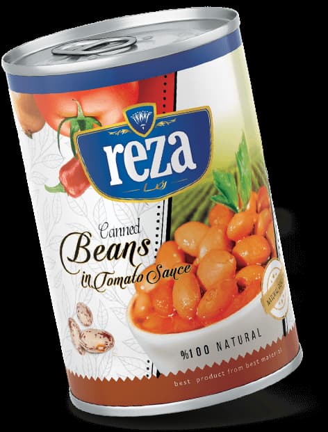 کنسرو لوبیا رضا با طعم طبیعی و بسته بندی مناسب