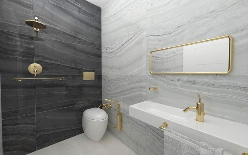 تصویر 4 از کاشی حمام طبیعی با بافت لطیف