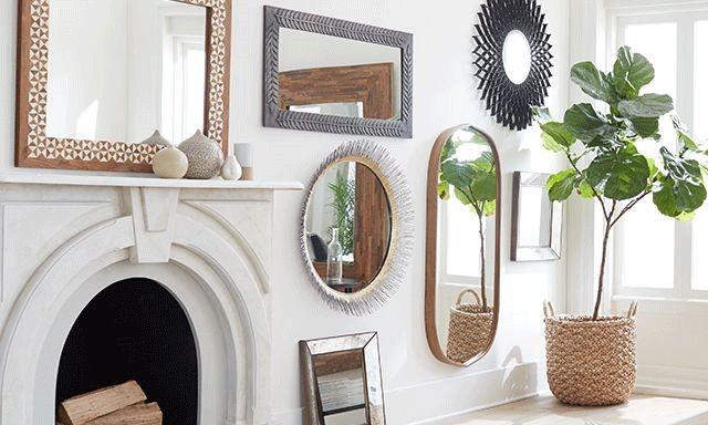 تصویر 1 از آینه دکوراتیو تزئینی براق مخصوص نورپردازی حرفه ای