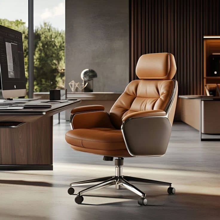 تصویر 3 از صندلی اداری پارچه ای طراحی ساده و به دور از شلوغی بصری